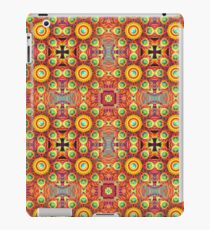 cover abstraction colors bumper garden floral purple seamless colorful repeat pattern iPad Case/Skin