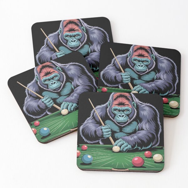 Artikelvorschau, Bigfoot Sasquatch Billard Poolspieler entworfen und verkauft von MAKOPOKOShop.