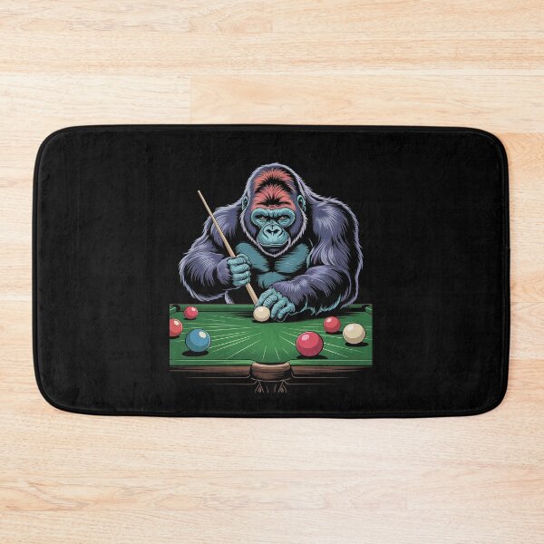 Artikelvorschau, Bigfoot Sasquatch Billard Poolspieler entworfen und verkauft von MAKOPOKOShop.