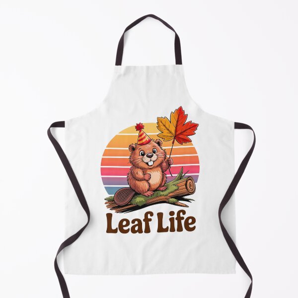Item preview, Leaf Life – Adorable Beaver Living the Maple Dream designed and sold by Taans-Creation.