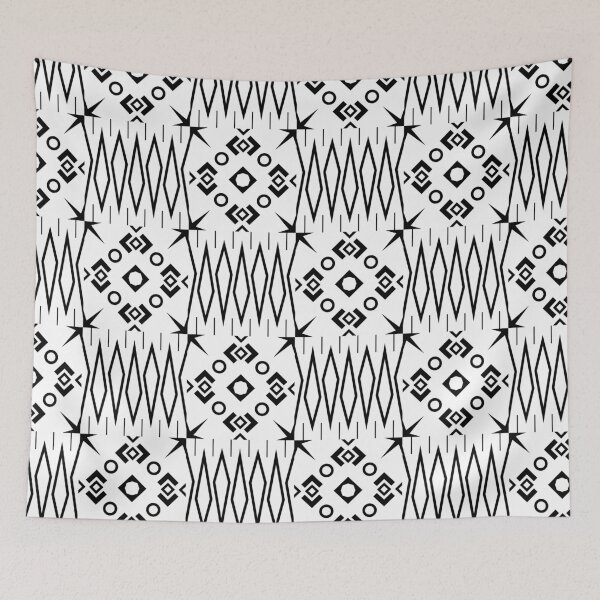 Item preview, Retro Art Deco Geometric Pattern 24.P06.063.064 designed and sold by Space & Care - Art Deco GeoMetrica.