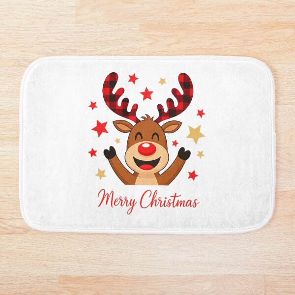 Item preview, Merry Christmas Red Nosed Reindeer Stars designed and sold by Tigerr3g.