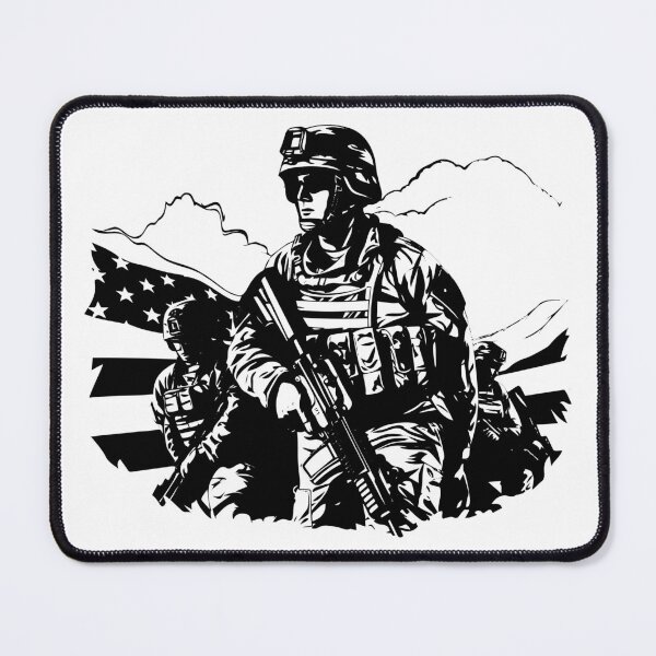Item preview, U.S. Army Veteran Military Service Flag Combat Forces  designed and sold by inkoutninja.