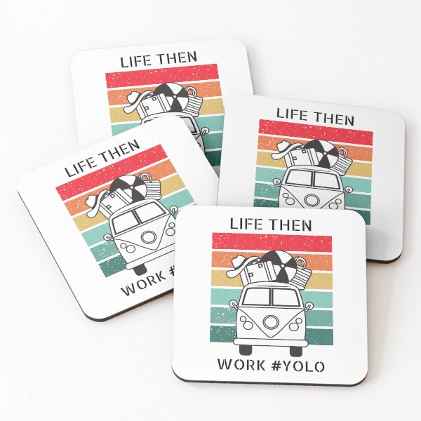 Item preview, Combi Coolness YOLO Tee: Embrace the Spirit of Vacay with Retro Style designed and sold by 4LazyDayz.