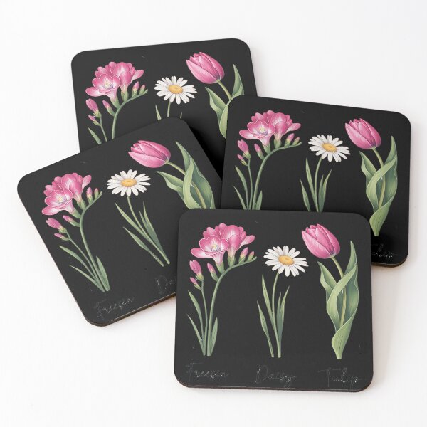 Item preview, Womens Freesia Daisy Tulip Subtle Flower Stem Nature Anti Trump designed and sold by Nekusa.