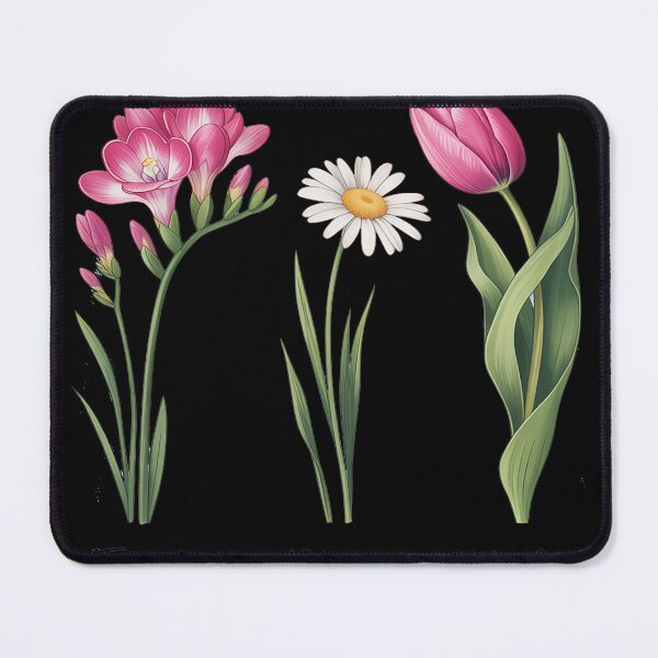 Item preview, Womens Freesia Daisy Tulip Subtle Flower Stem Nature Anti Trump designed and sold by Nekusa.