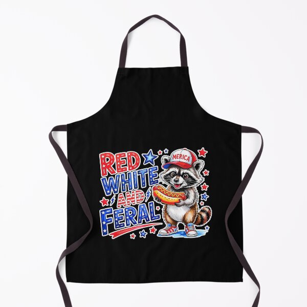 Item preview, Red White And Feral designed and sold by WoodburyLake.