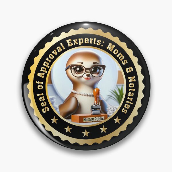 Item preview, Seal of Approval Experts – Moms & Notaries Badge Design designed and sold by NotaryLife.