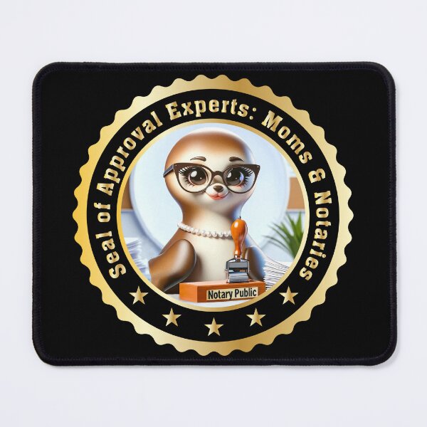 Item preview, Seal of Approval Experts – Moms & Notaries Badge Design designed and sold by NotaryLife.