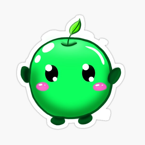 Aperçu de l'œuvre Junimo vert de Stardew Valley créée et vendue par Hoshibean.