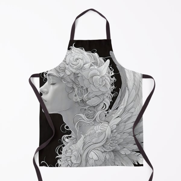 Item preview, Beautiful black and white, gray scale angel sketch designed and sold by dcrc.