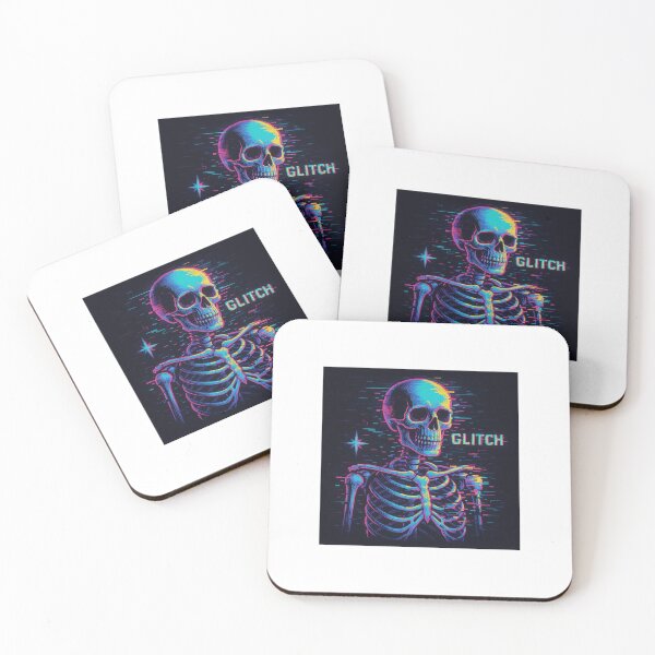 Item preview, Glitchcore Skeleton Tee designed and sold by Epic TV USA.