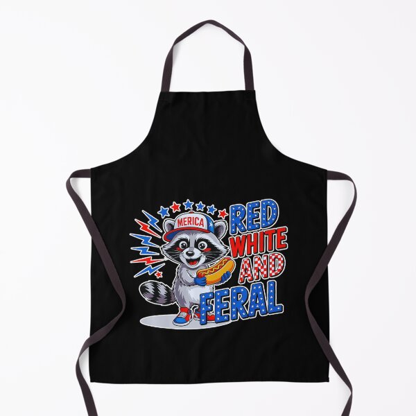 Item preview, Red White And Feral designed and sold by WoodburyLake.