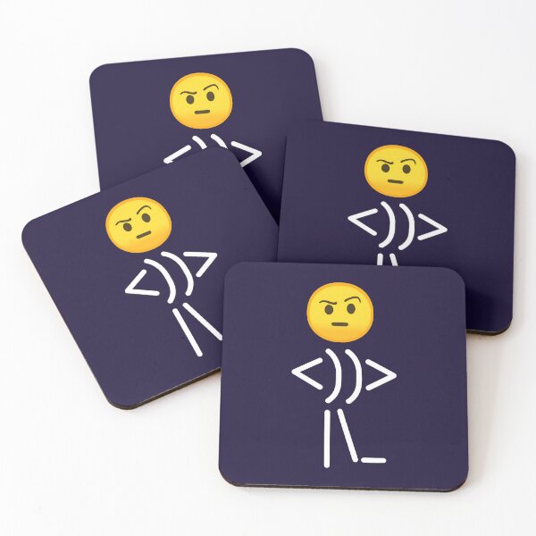 Item preview, Raised Eyebrow Emoji Stick Figure ,meme pose designed and sold by Cuddleblossom.