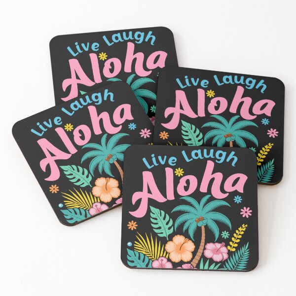 Item preview, Live Laugh ALOHA designed and sold by Eclectic Monkey.
