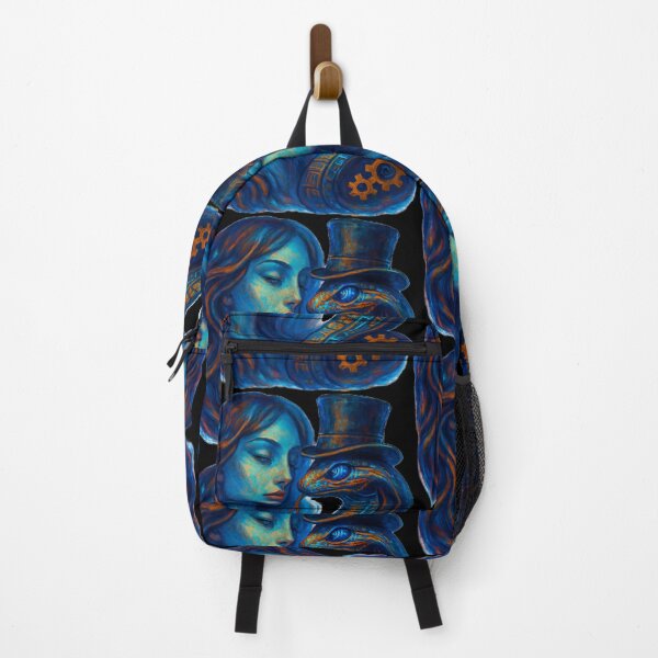 Item preview, "Clockwork Cobra and Cobalt Muse" designed and sold by VidyoeDesigns67.
