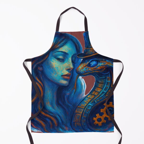 Item preview, "Clockwork Cobra and Cobalt Muse" designed and sold by VidyoeDesigns67.