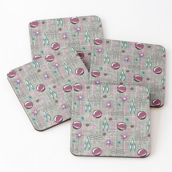 Item preview, Retro Night Sky Seamless Repeat Pattern designed and sold by Sharon Schwalbe.