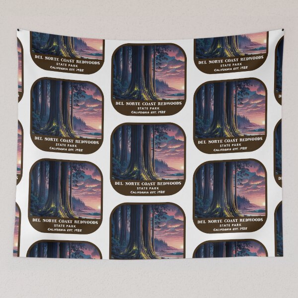 Item preview, Vintage Del Norte Coast Redwoods State Park (California State Park) designed and sold by RabbitK.