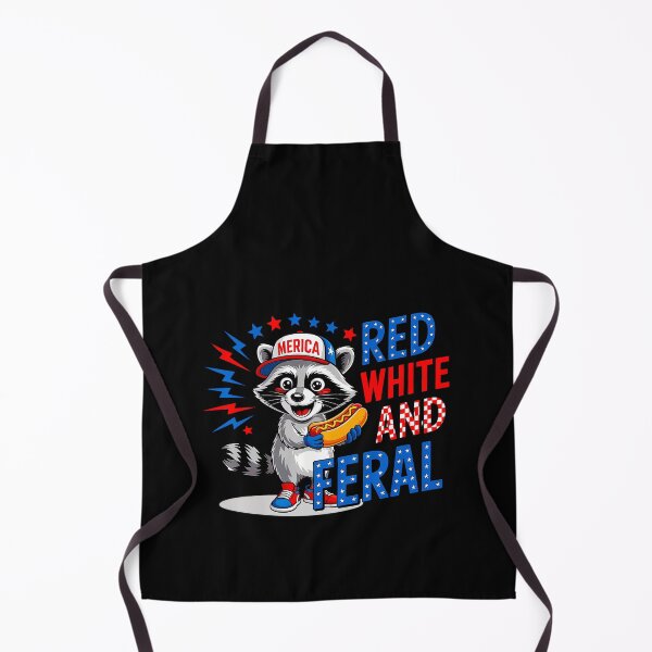 Item preview, Red White And Feral designed and sold by WoodburyLake.