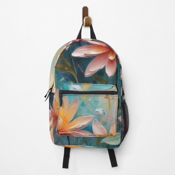 Item preview, Peach Orange Lotus Floral Art designed and sold by Uniquely Yours.