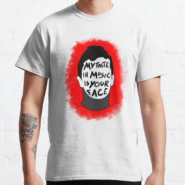 Mi gusto en la música es tu cara Camiseta clásica