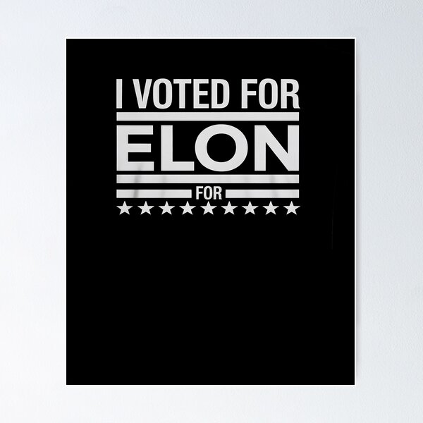 Item preview, Womens I Voted For Elon Patriotic USA designed and sold by Nekusa.
