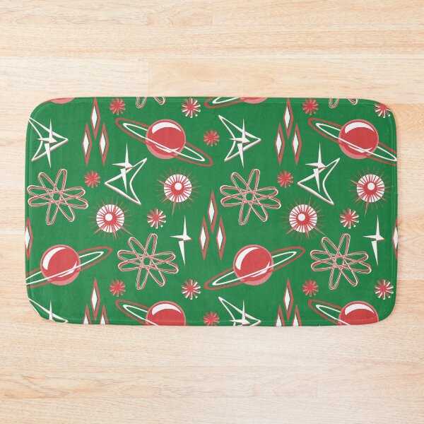 Item preview, Christmas Retro Atomic Planets Seamless Repeat designed and sold by Sharon Schwalbe.