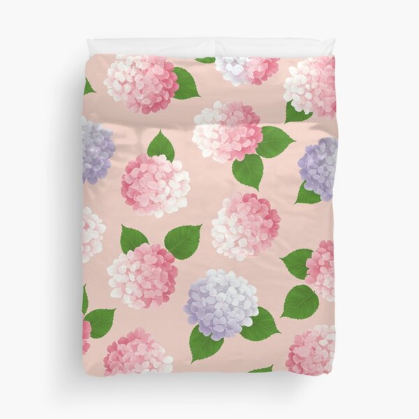 Item preview, Blooming Hydrangeas (On Pink) designed and sold by LyssasMindArt.