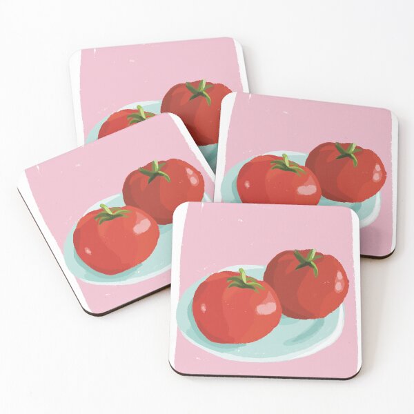 Item preview, Two Tomatoes on Plate Drawing designed and sold by ShannonSArtwork.