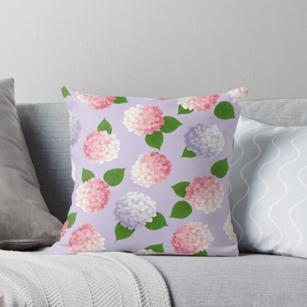 Item preview, Blooming Hydrangeas (On Purple) designed and sold by LyssasMindArt.