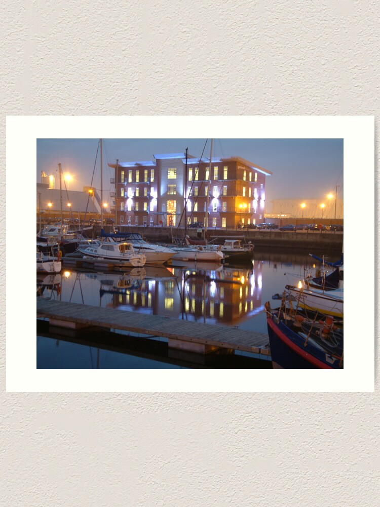 Hartlepool Marina Art Print By Trevor34 Redbubble