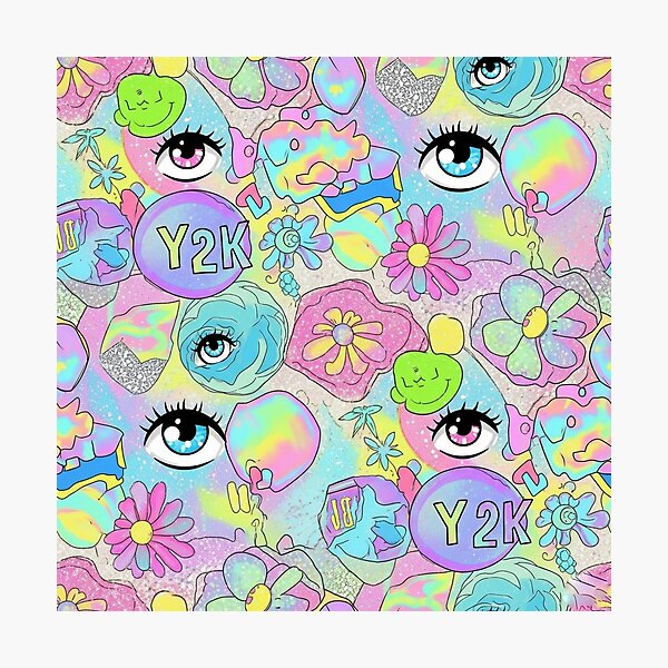 Item preview, Y2K Hyperpop Seamless Pattern designed and sold by Best-Art-32.