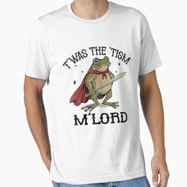 Item preview, Frog Wizard Meme T'was The 'Tism M'lord Autism Awareness designed and sold by Lunaralchemy.