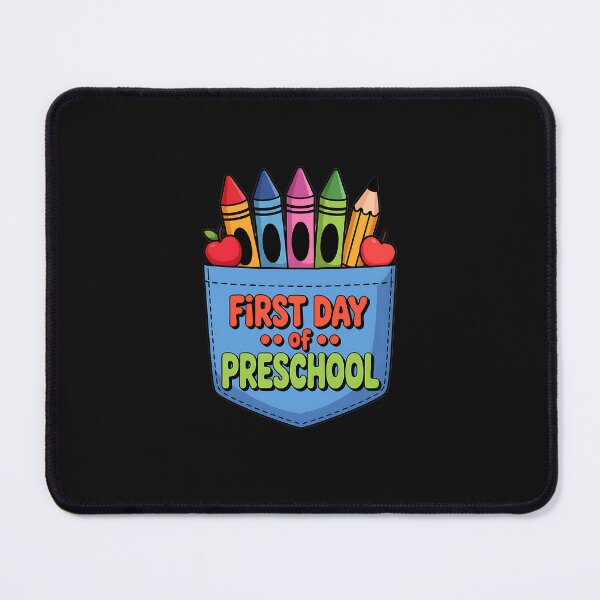 Item preview, 1st Day of Preschool Crayons and Apple Back to School designed and sold by facegm.