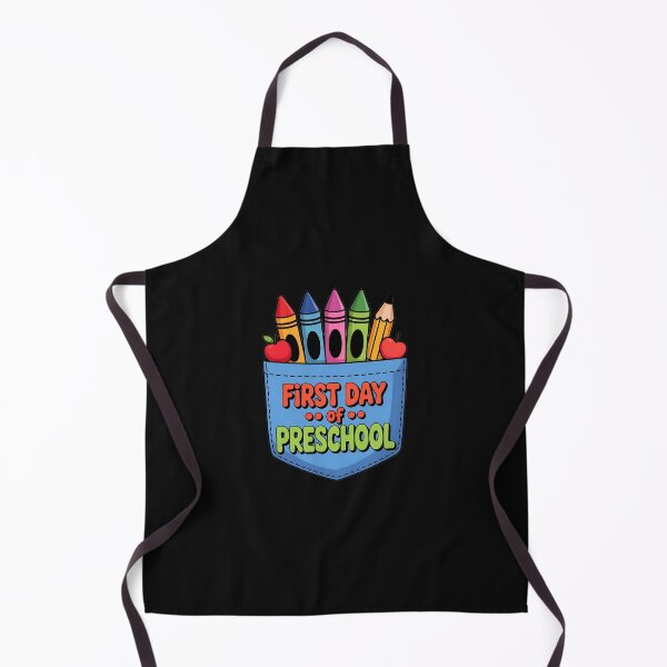 Item preview, 1st Day of Preschool Crayons and Apple Back to School designed and sold by facegm.