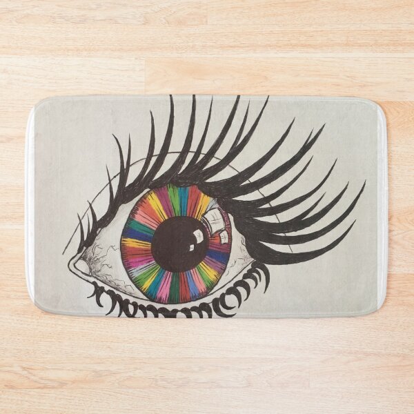 Item preview, detailed drawing showcases an eye with a vibrant designed and sold by lottekioplw.
