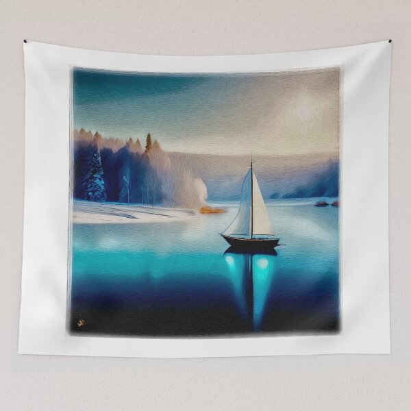 Item preview, Sailing Boat 3 designed and sold by Anas Arts.