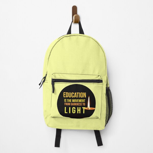 Item preview, Education Is the Movement from Darkness to Light – Enlightening Quote for Learners designed and sold by ArtsyExplorer.