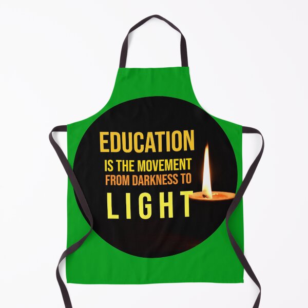 Item preview,  Education Is the Movement from Darkness to Light – Enlightening Quote  for Learners designed and sold by ArtsyExplorer.