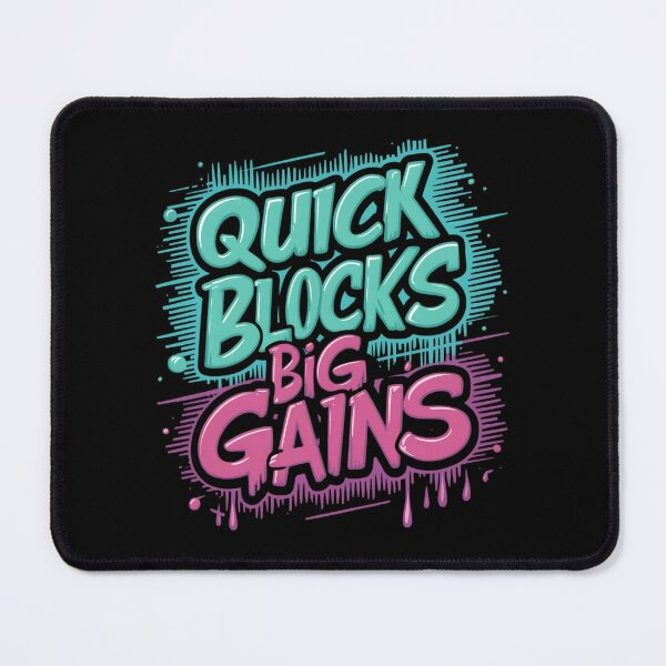 Item preview, Nothing But Blocks Kaspa designed and sold by RadDeck.
