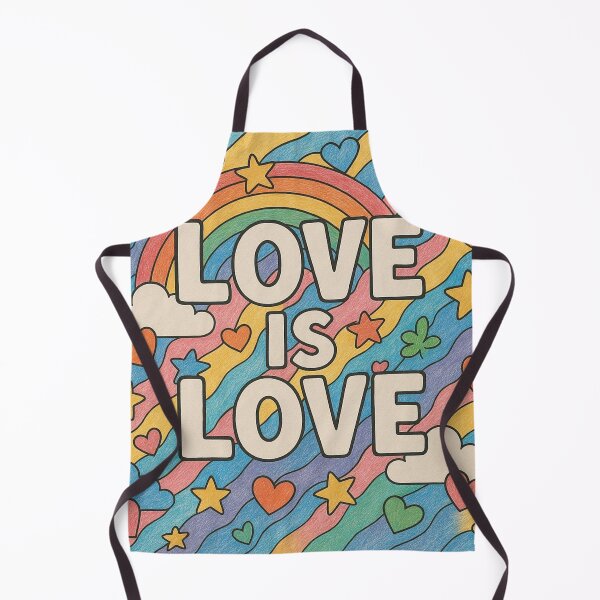 Item preview, vibrant rainbow arches over a colorful background filled with hearts designed and sold by lottekioplw.