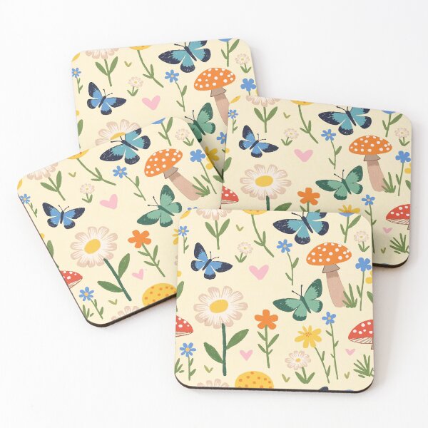 Item preview, Butterflies & Shroom Blooms designed and sold by Shloo.