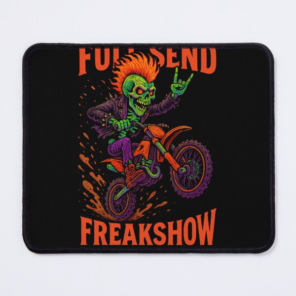 Item preview, Full Send Freakshow – Punk Rock Skeleton Art designed and sold by Kempworx Art.