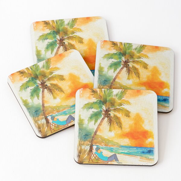 Item preview, Beach in Summer designed and sold by Anas Arts.