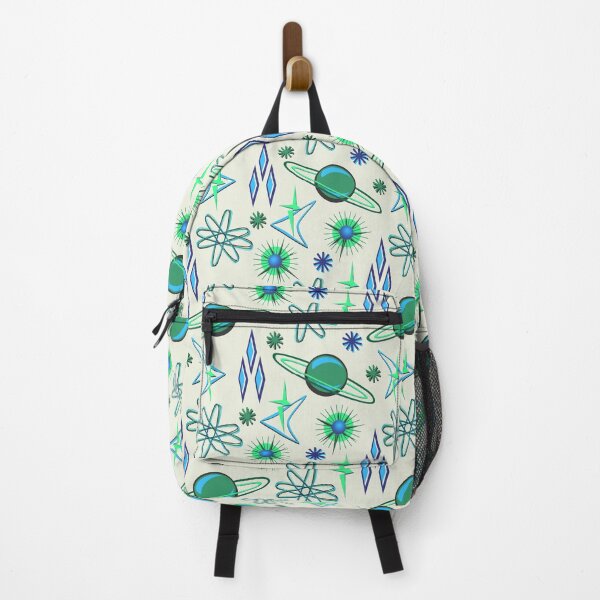 Item preview, Green and Blue Retro Planets Seamless Repeat designed and sold by Sharon Schwalbe.