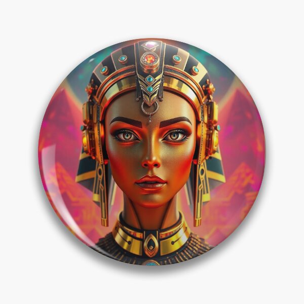 Item preview, Retrofuturistic Steampunk Egyptian Goddess designed and sold by VidyoeDesigns67.