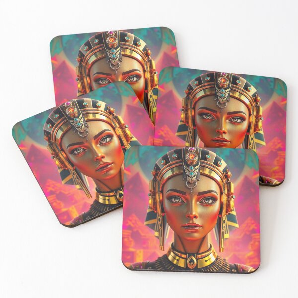 Item preview, Retrofuturistic Steampunk Egyptian Goddess designed and sold by VidyoeDesigns67.