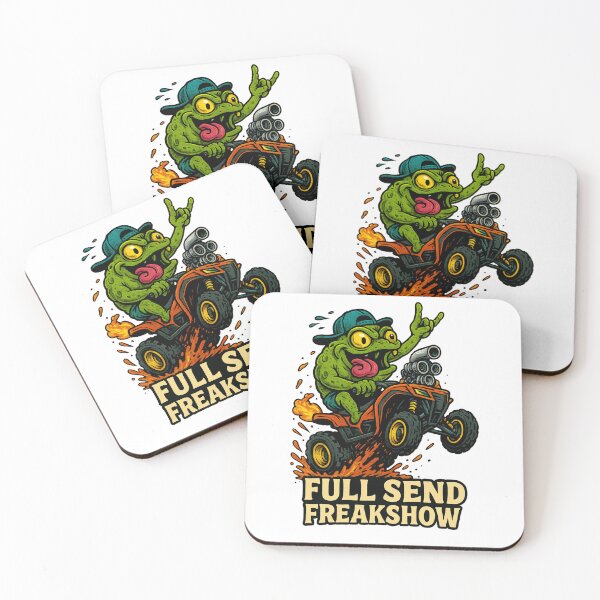 Item preview, Full Send Freakshow – Turbo Toad in Overdrive designed and sold by Kempworx Art.
