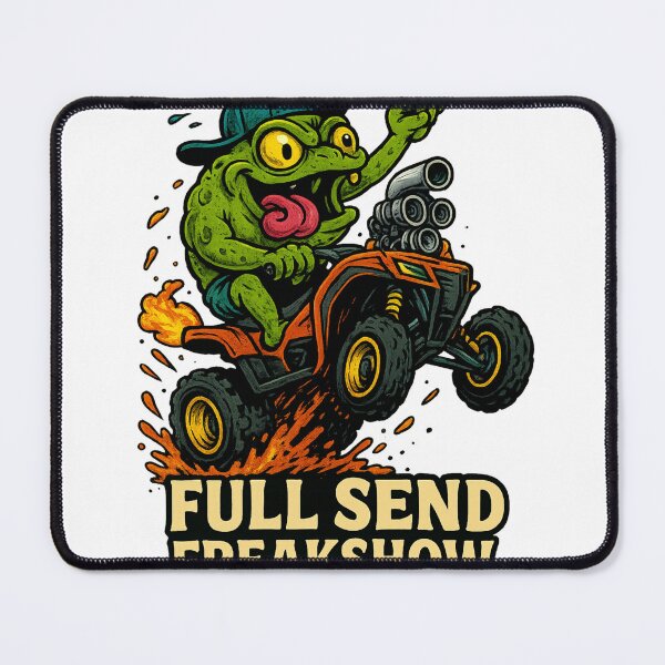 Item preview, Full Send Freakshow – Turbo Toad in Overdrive designed and sold by Kempworx Art.